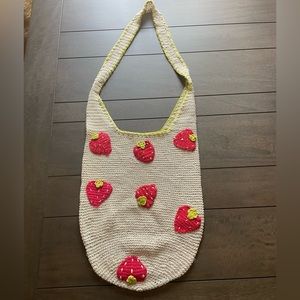 Knitted Crossbody Cottage Core Bag